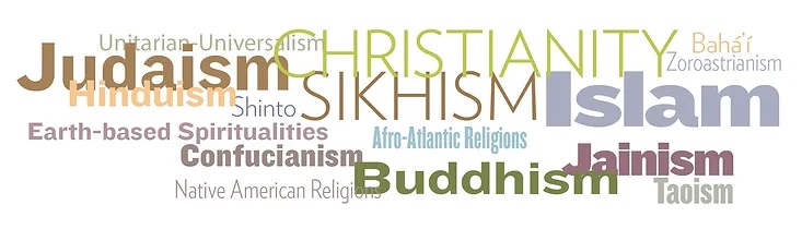 =Religious diversity banner.